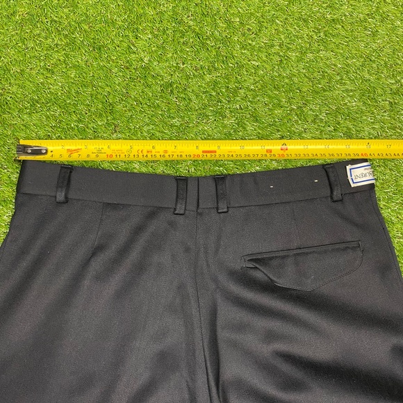 Vintage YSL Yves Saint Laurent 100% wool trousers in navy blue colour - Picture 8 of 14